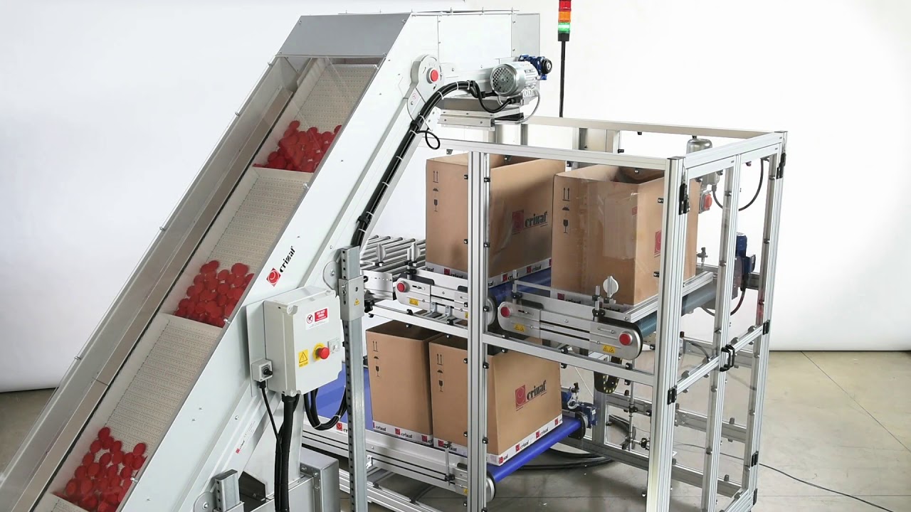 Multi Level Boxes Filling and Storage System Fast Box Changing | Globeius