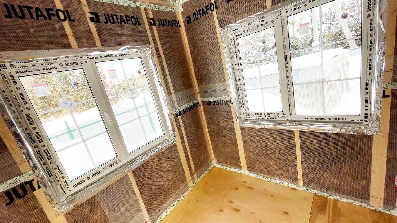 Инструкция по установке ПВХ окон в каркасном доме