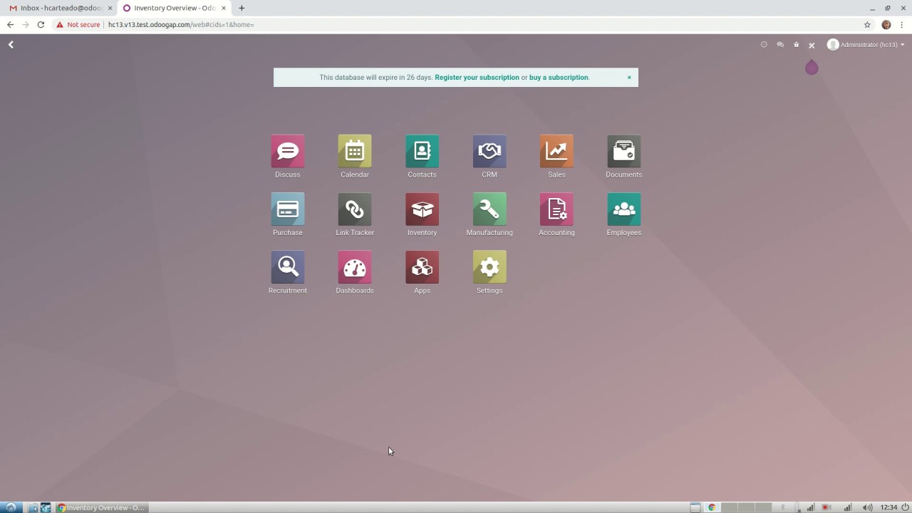 Inventory adjustments odoo 13.0