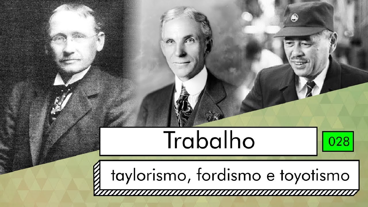 Trabalho - Taylorismo, Fordismo e Toyotismo