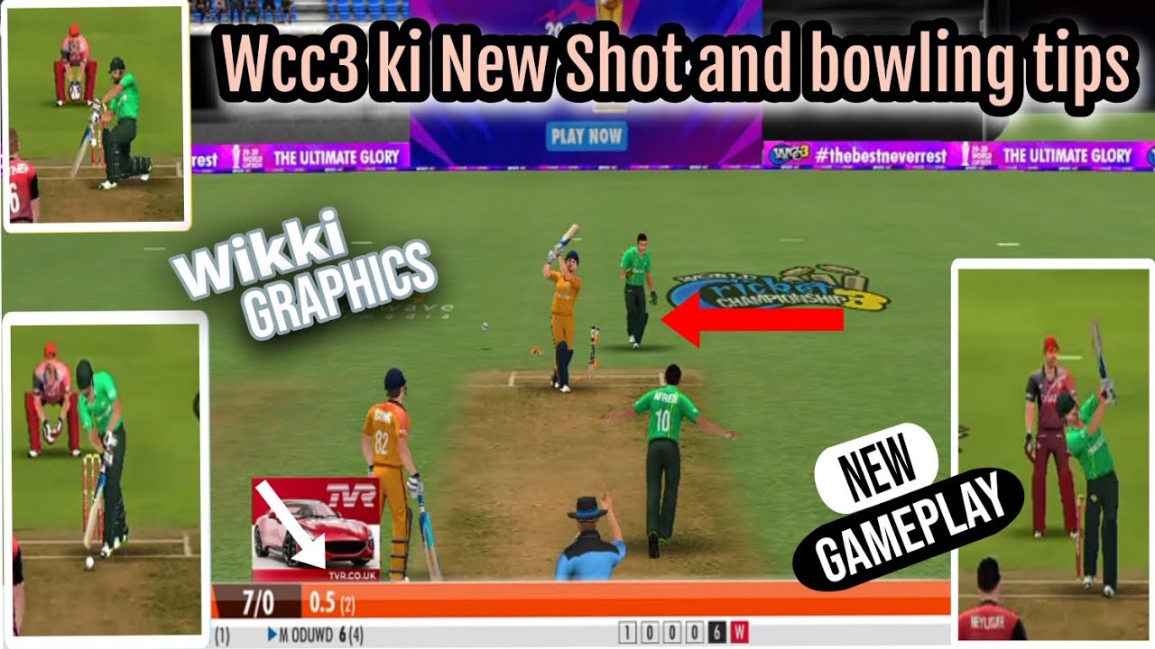 Wcc4 cricket 🏏 | wcc3 New Bowling Tips | Mr Wikki Graphics | WCC4 New Game update