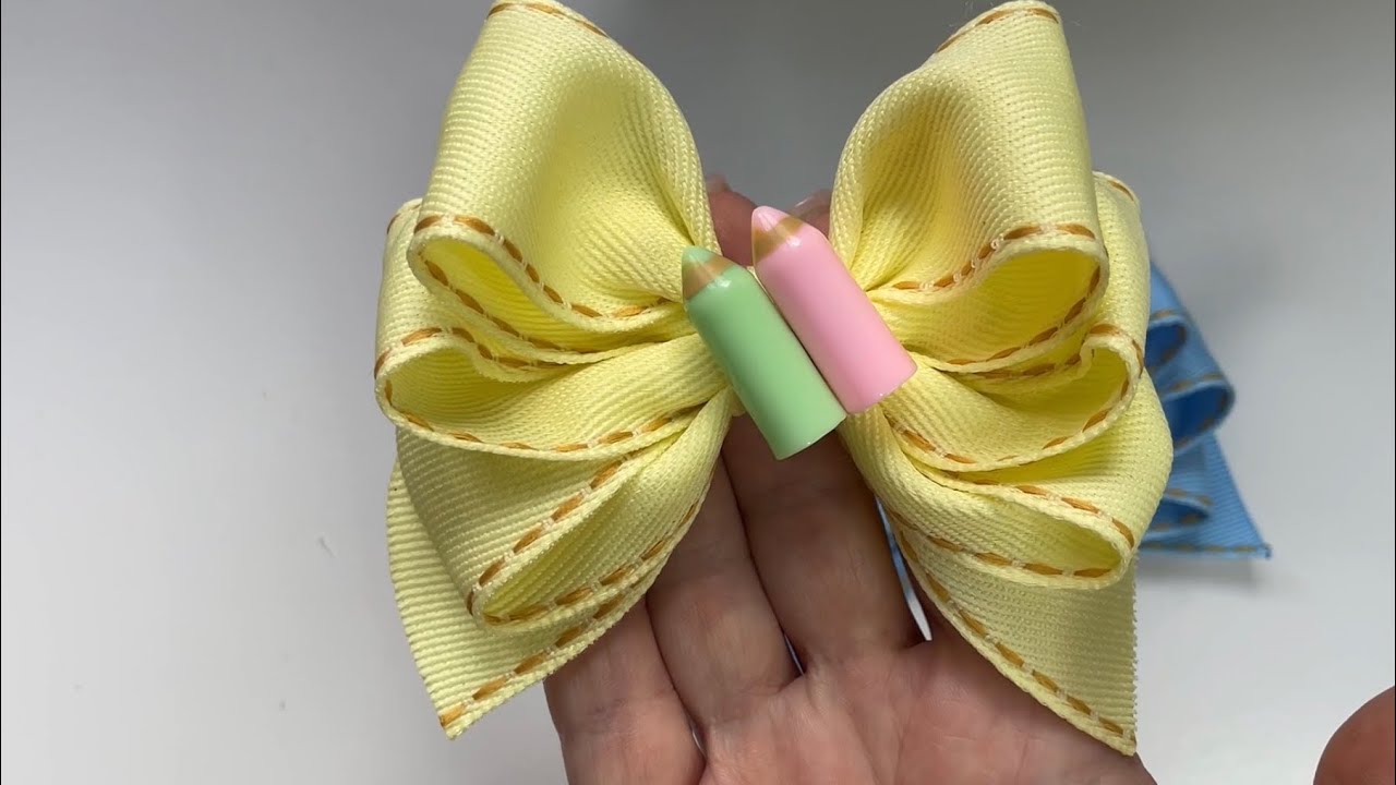 LAÇO JOJO COM PONTAS PARA BAIXO#passoapasso #diy #façaevenda #ribbon #façavocêmesmo