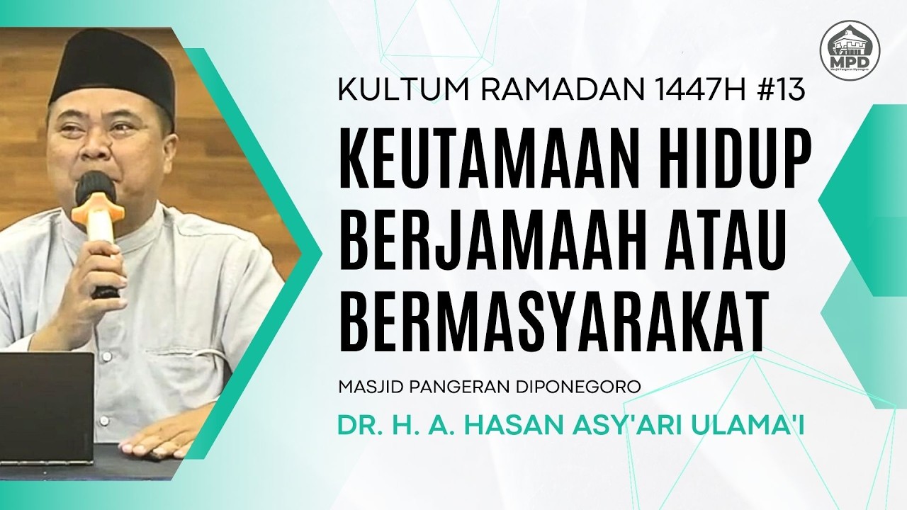 LIVE MPD - Kultum & Sholat Taraweh Bersama Ust. Dr. H. Hasan As’ari Ulama’i, M.Ag.