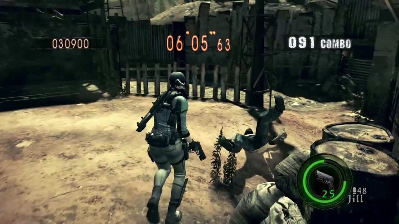 Resident Evil 5 Mercenaries United Public Assembly Solo 805k Jill BSAA