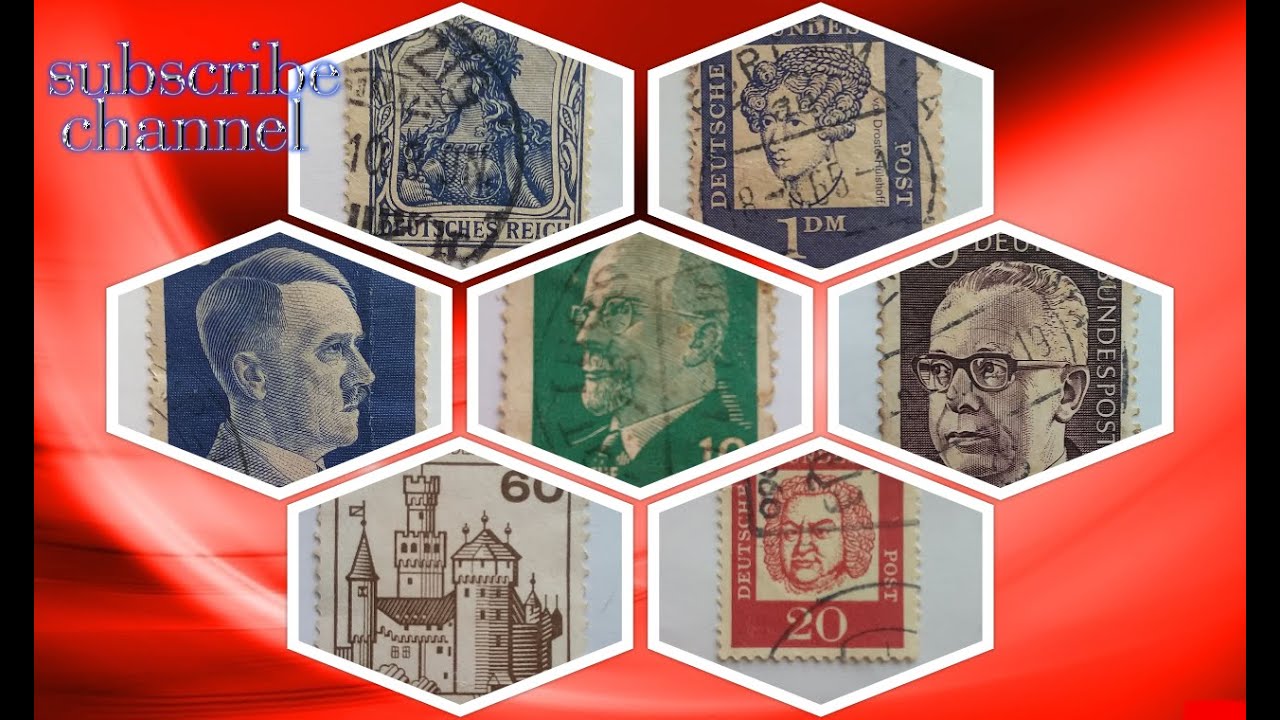Old expensive Germany postage stamps