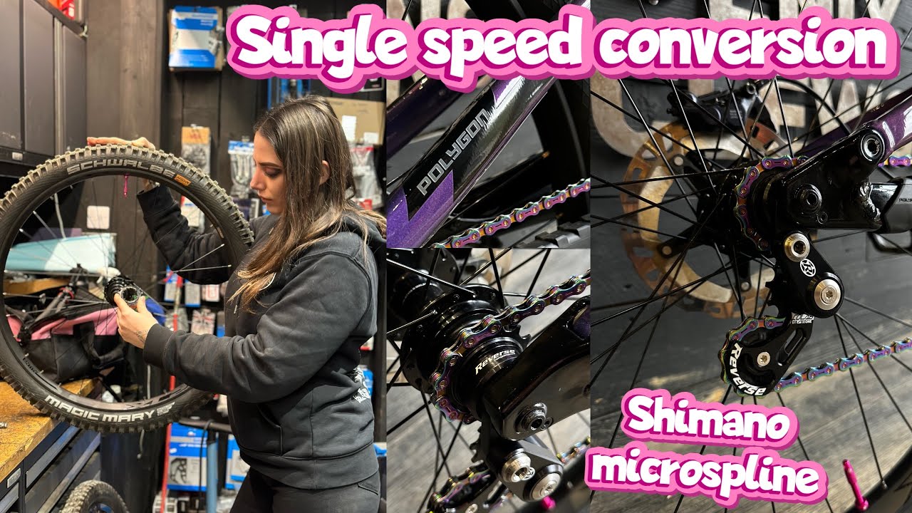 Односкоростной конвертер для корпуса втулки Shimano Micro Spline Free (без замены втулки)