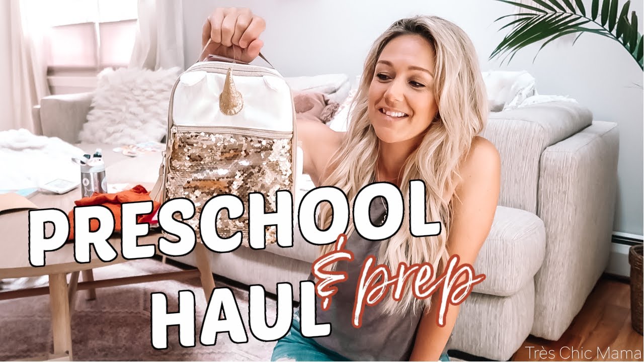 BACK TO SCHOOL PRESCHOOL PREP & HAUL| Tres Chic Mama