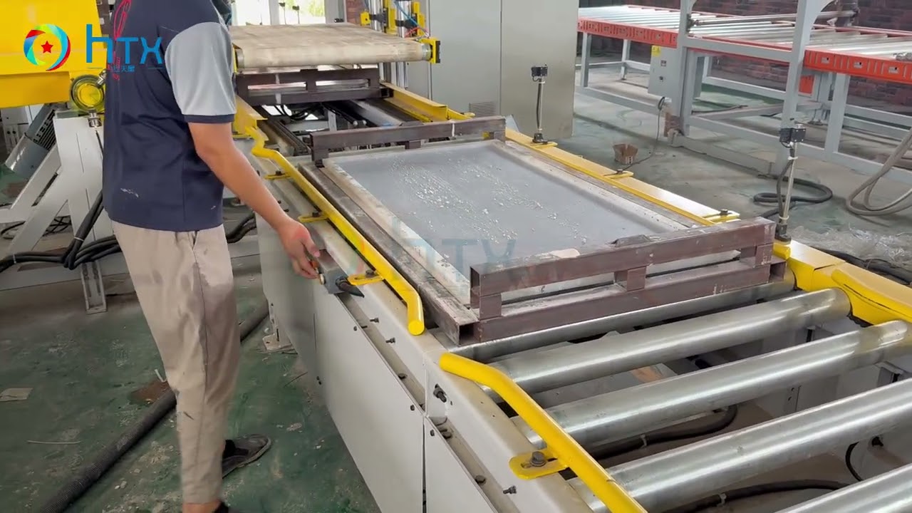 Wet cast production line testing machine performance