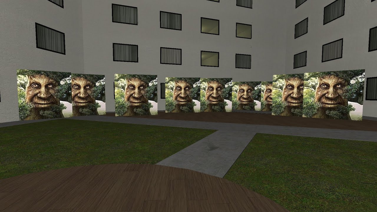 10  Wise Mystical Tree Nextbots in The liminal hotel ( Garry's Mod )