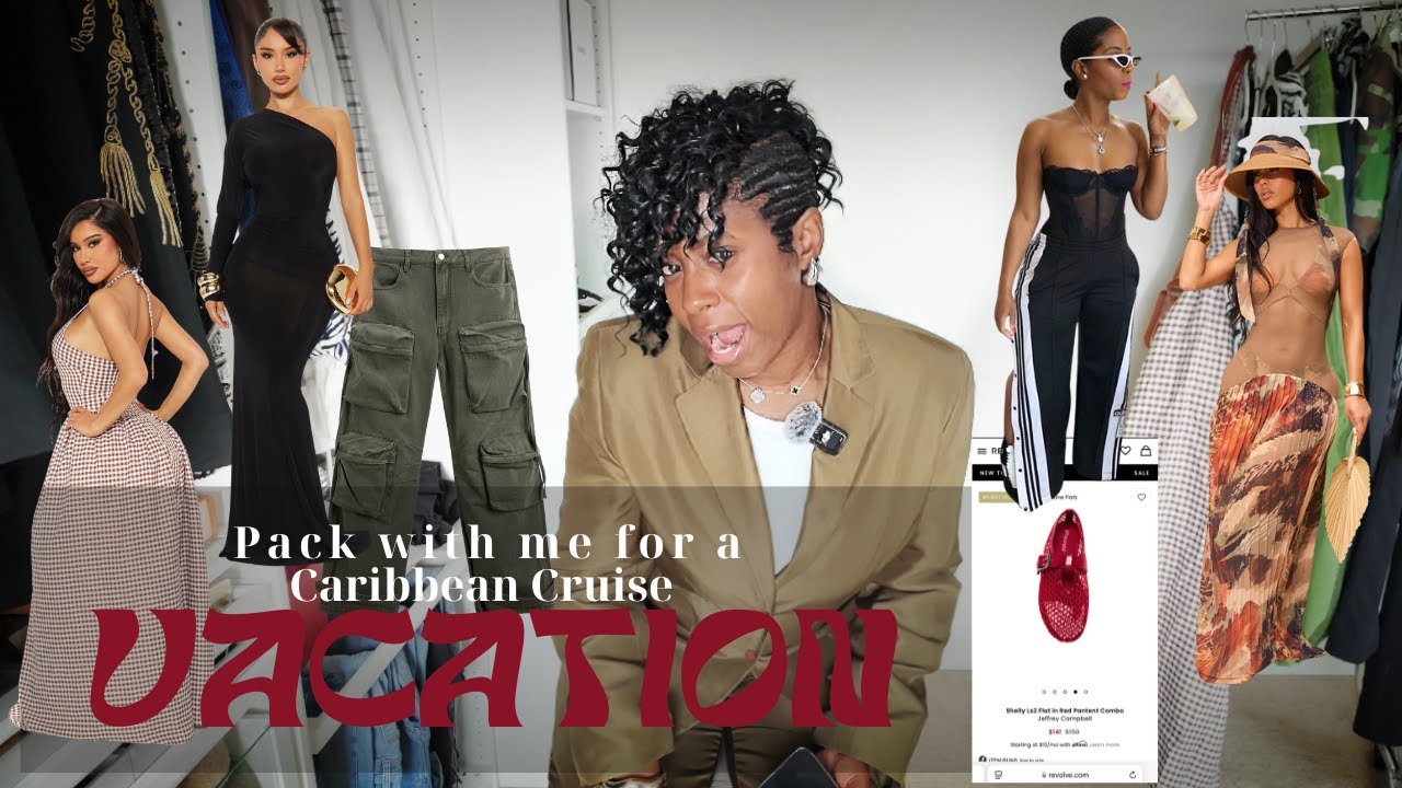 Pack with Me for a Caribbean Cruise | Tropical Vacation Outfit Ideas : What to Pack with my Style?