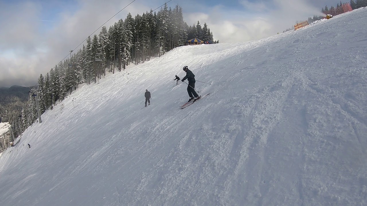 Skiing in Bansko: Tomba (9) Black Piste
