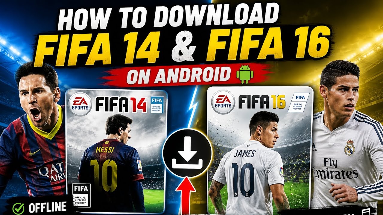 How to download FIFA 14 & FIFA 16 on Android ⚽🔥OG football games are BACK 😭🎮