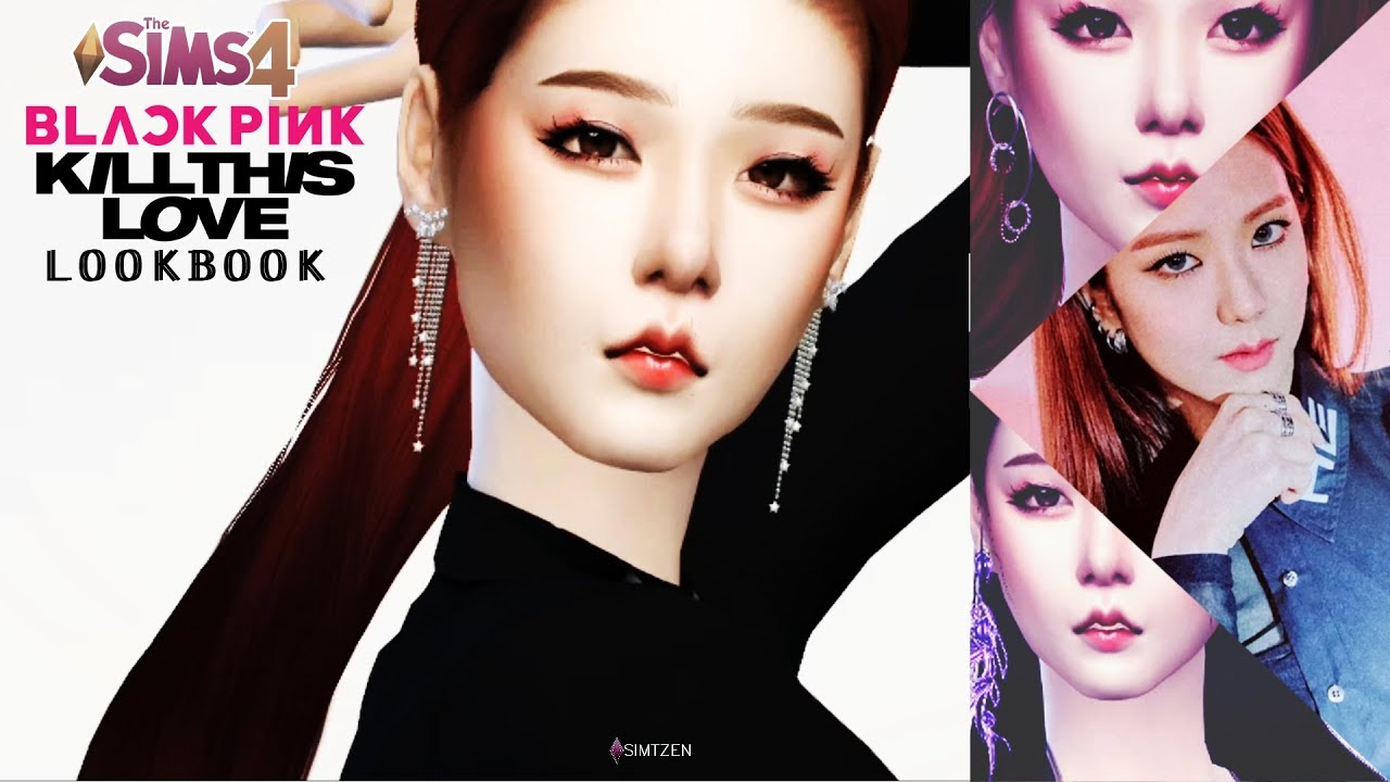 BLACKPINK Jisoo : Kill This Love M/V | Fashion Lookbook [The Sims 4]