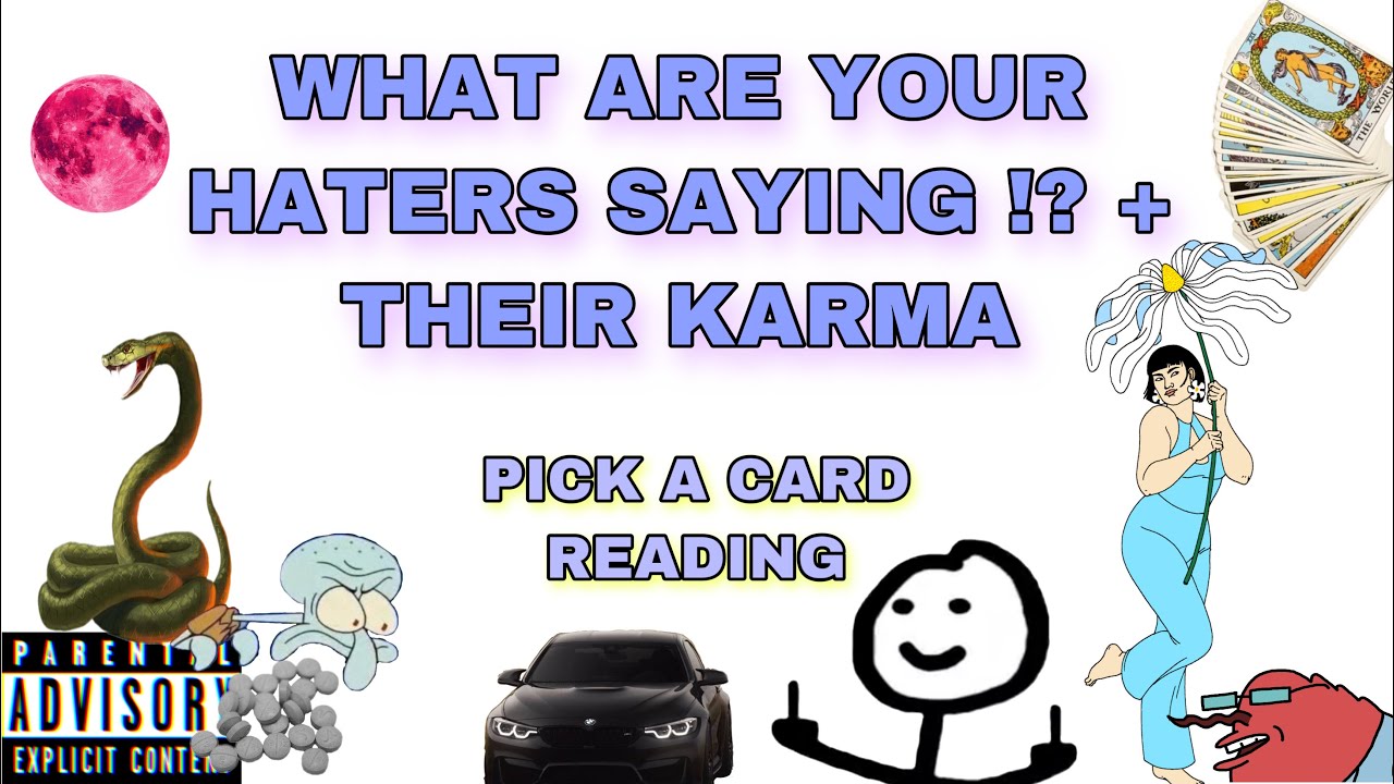 (PICK A CARD) WHAT ARE YOUR HATERS SAYING !? + THEIR KARMA 🥱