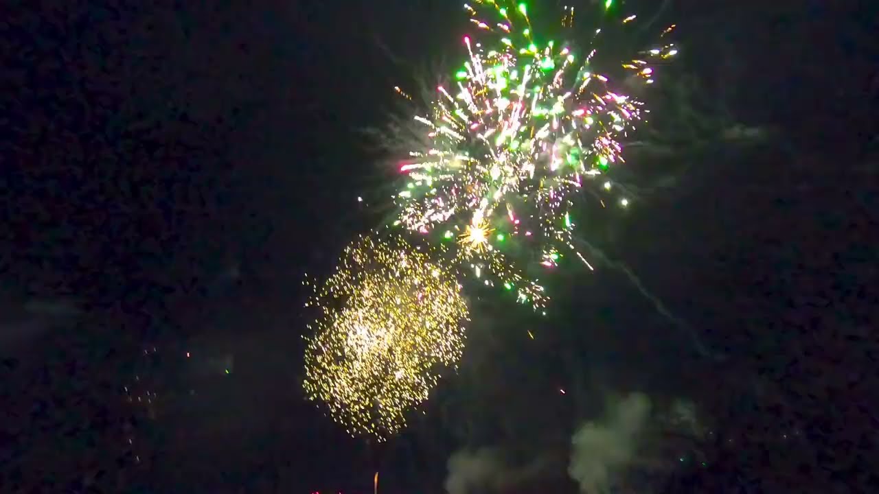 Feuerwerk Eskalation Silvester 2022 in Wien 10. Bezirk