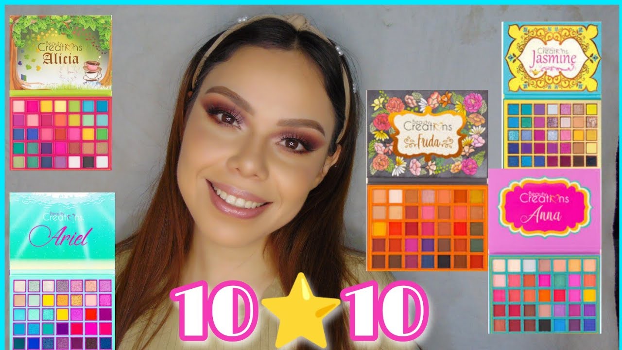 CALIFICANDO MIS PALETAS DE BEAUTY CREATIONS | Coraline Cardoza
