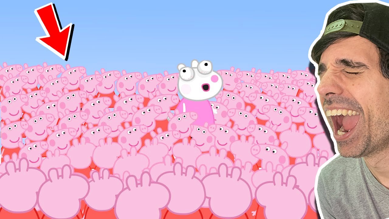 1000 PEPPA PIG vs. 1 SUZY...