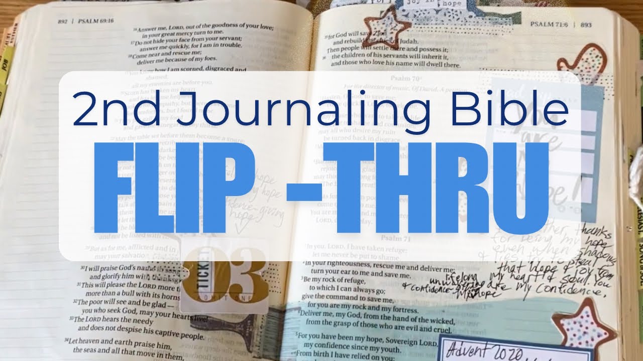 2nd Art Journal / Journaling Bible Flip Through
