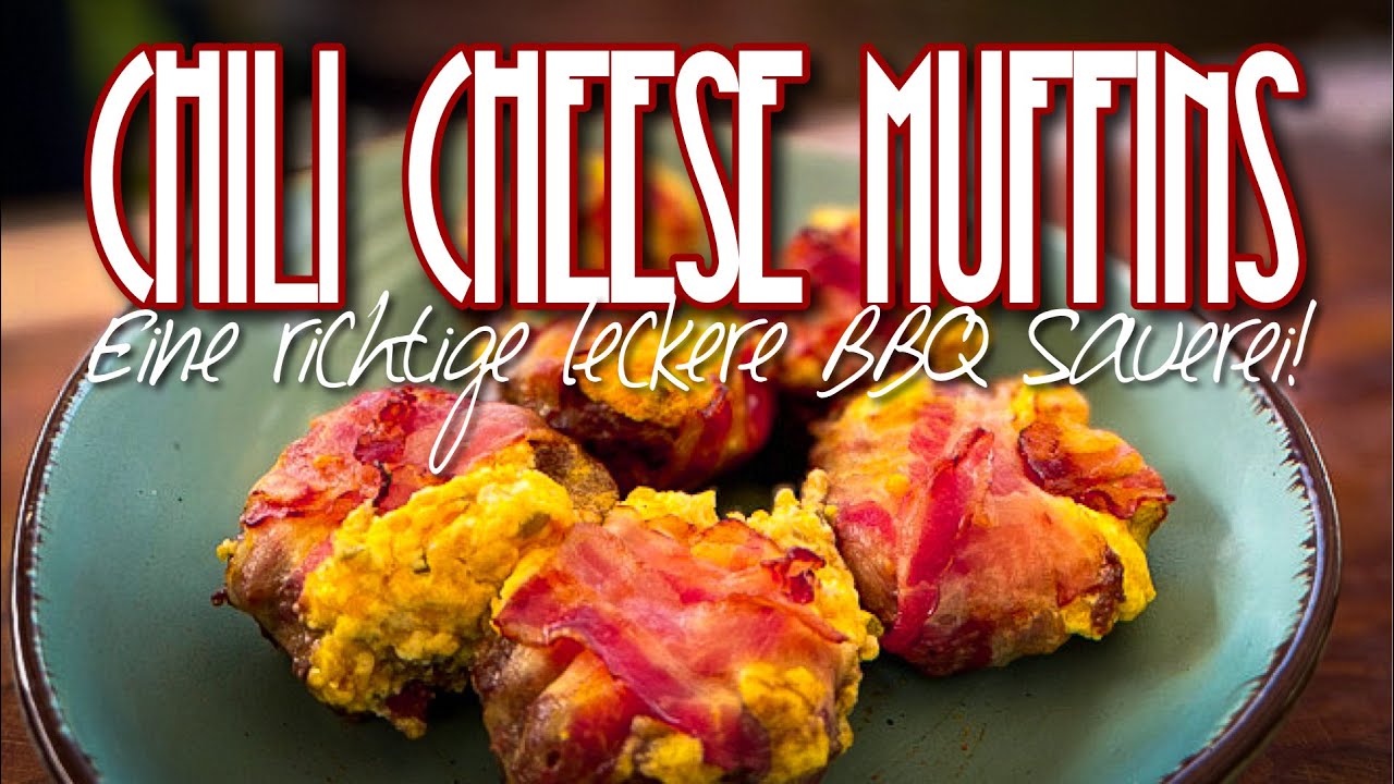 BBQ Chili Cheese Muffins - Eine einfache und leckere BBQ Sauerei #bbq #grillen #rezeptideen #lecker