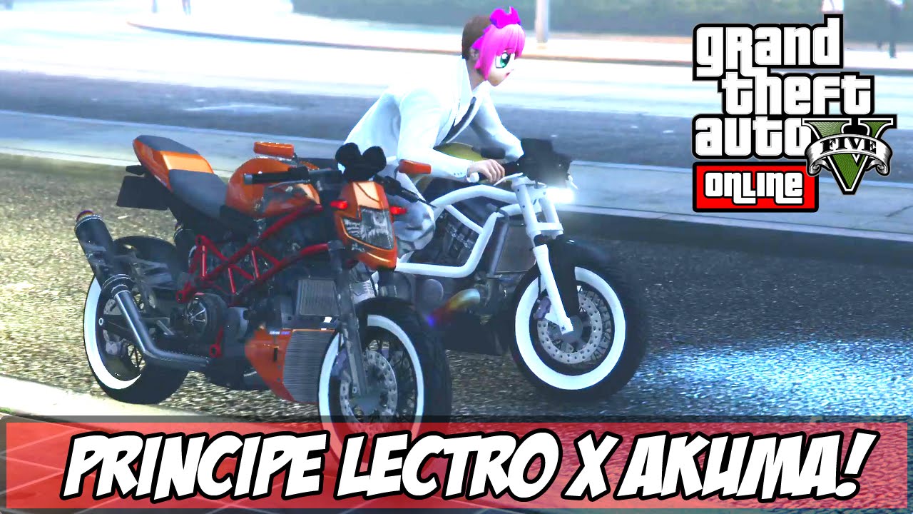GTA V - Principe Electro Moto com Nitro X AKUMA! (DLC Heists)  (Ps4)