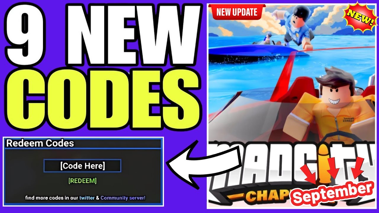 ⚡SEPTEMBER UPDATED CODES⚡MAD CITY CHAPTER 2 REDEEM CODES 2025 || MAD CITY CHAPTER 2 CODES