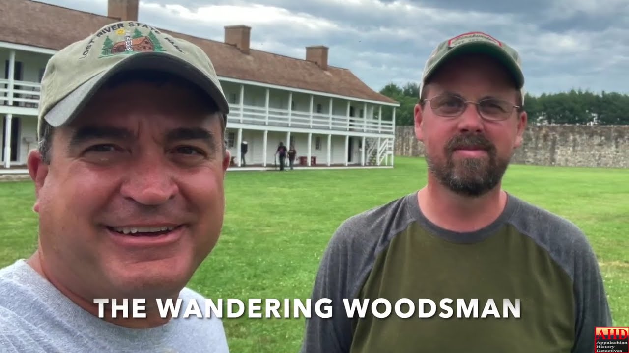 Exploring 1756 Fort Frederick with the famous YouTuber Wandering Woodsman
