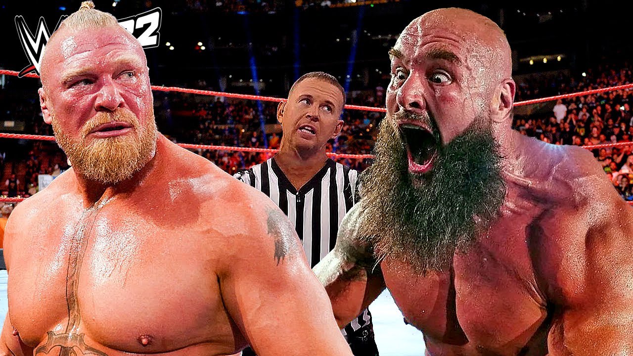 Brock Lesnar vs. Braun Strowman (WWE 2K22)