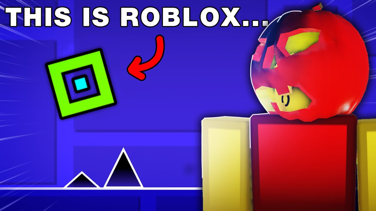 SOMEONE MADE A 1 TO 1 COPY OF GEOMETRY DASH IN ROBLOX...