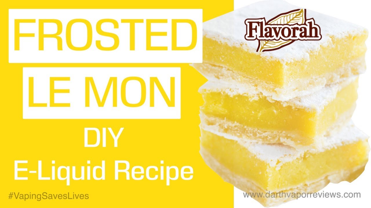 Frosted Le Mon | DIY E-Liquid Recipe | Flavorah
