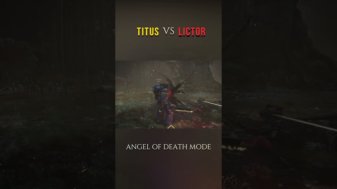 Titus vs Lictor ⚔️ Angel of Death Mode | Space Marine 2