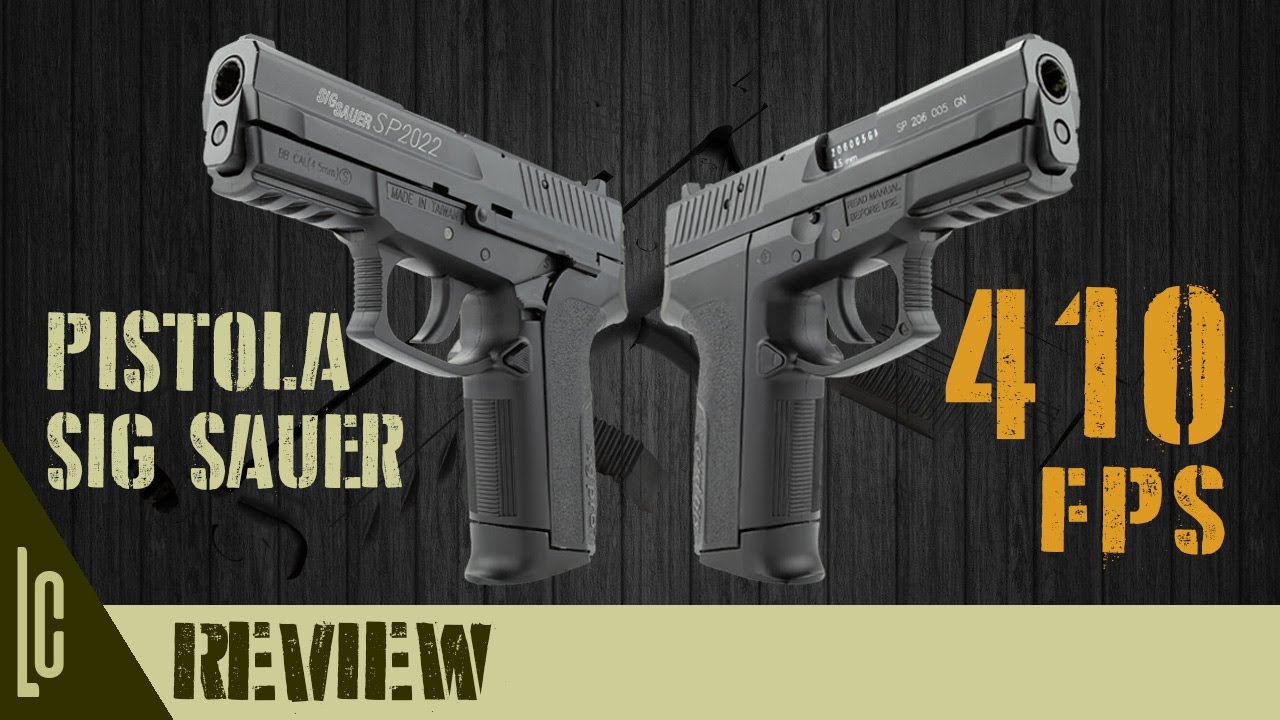 Pistola de pressão Sig Sauer SP2022 - Reiview