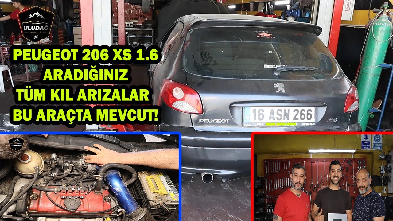 ROLANTİ DALGALANMASI VE STOP ETME / EGZOZ PATLATMASI / TRİGER KAYIŞI (PEUGEOT 206 XS 1.6 MOTOR)