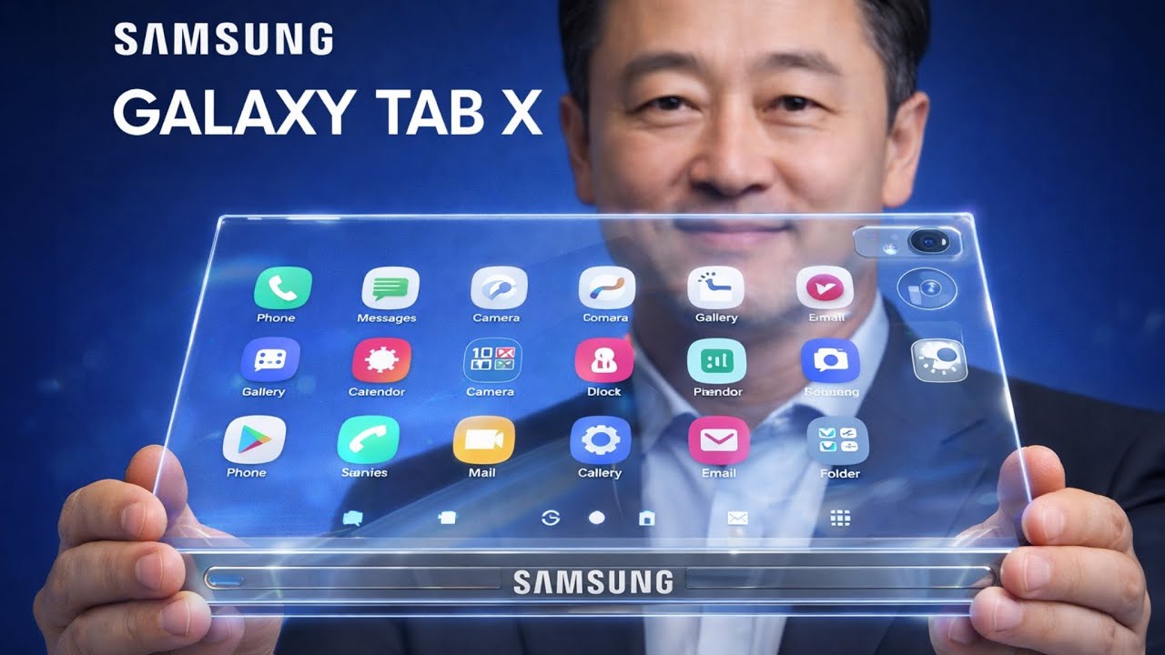 Samsung Stuns The Industry with Its New Fully Transparent Galaxy Tablet &ldquo;TAB X&rdquo;