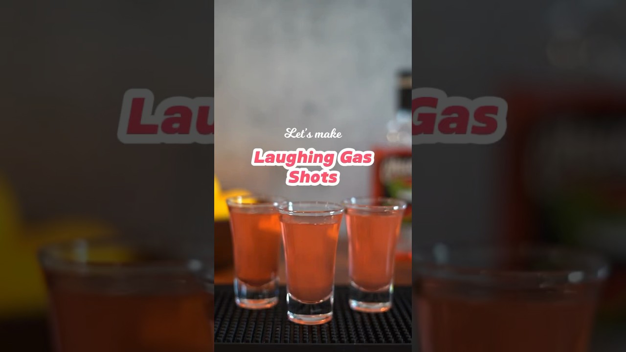 Laughing Gas Shots 🤣💨 #shots #drinks #cocktails
