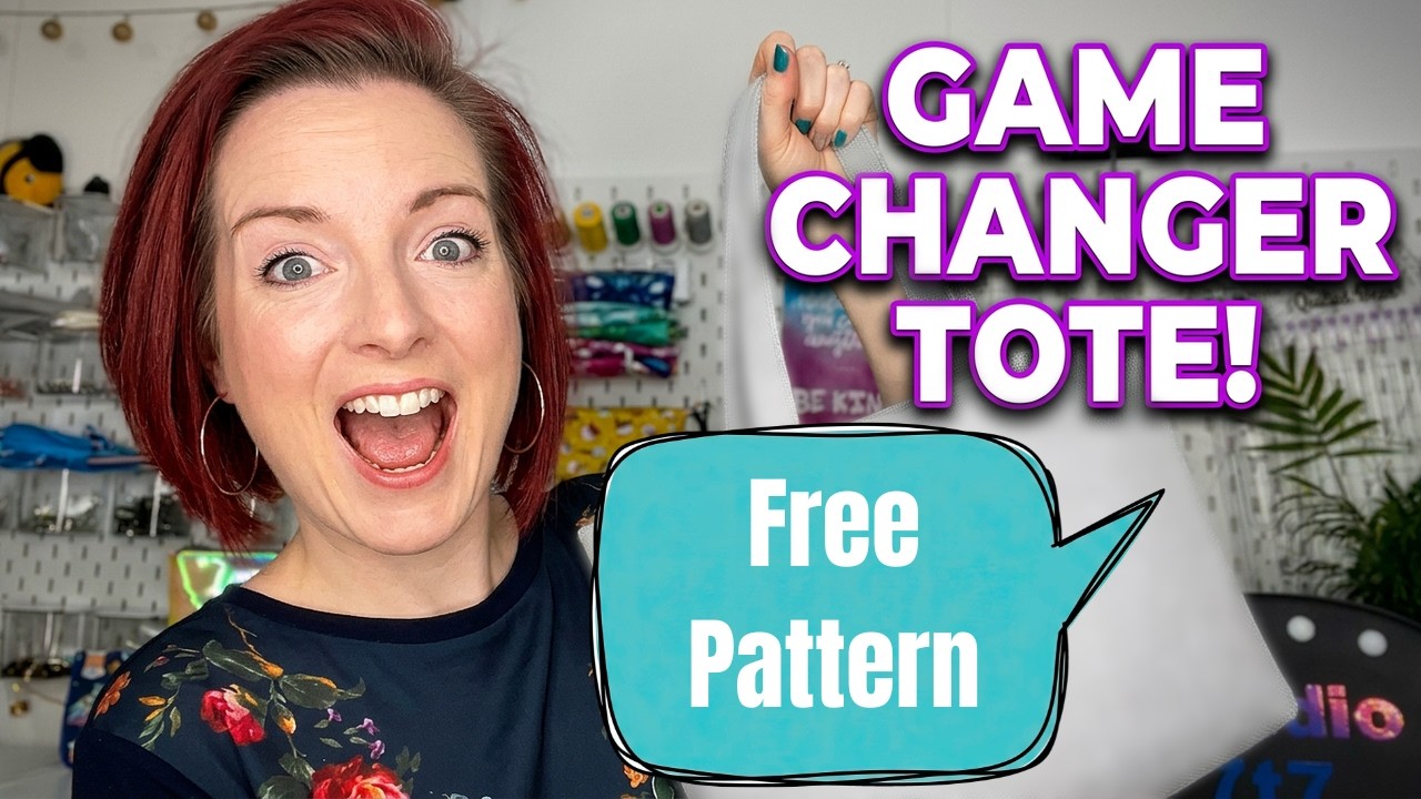 Tote Bag Sewing Tutorial  (The Most Useful Bag!)