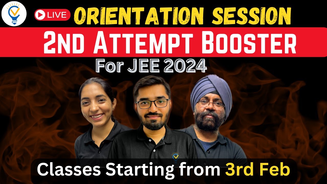 Live Orientation of JEE Main 2024 2nd Attempt Booster | Vora Classes
