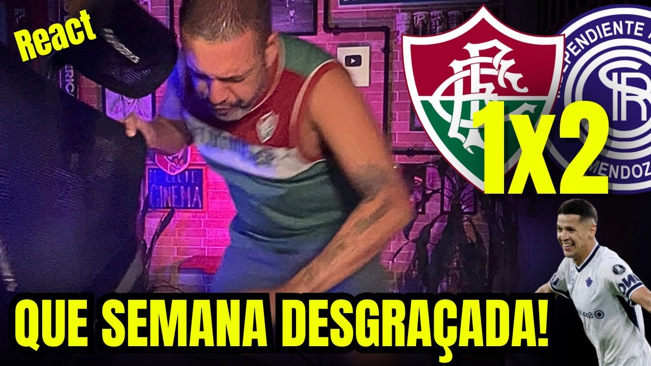 React melhores momentos Fluminense 1x2 Rivadavia | Um dos piores momentos eu vivi! 
