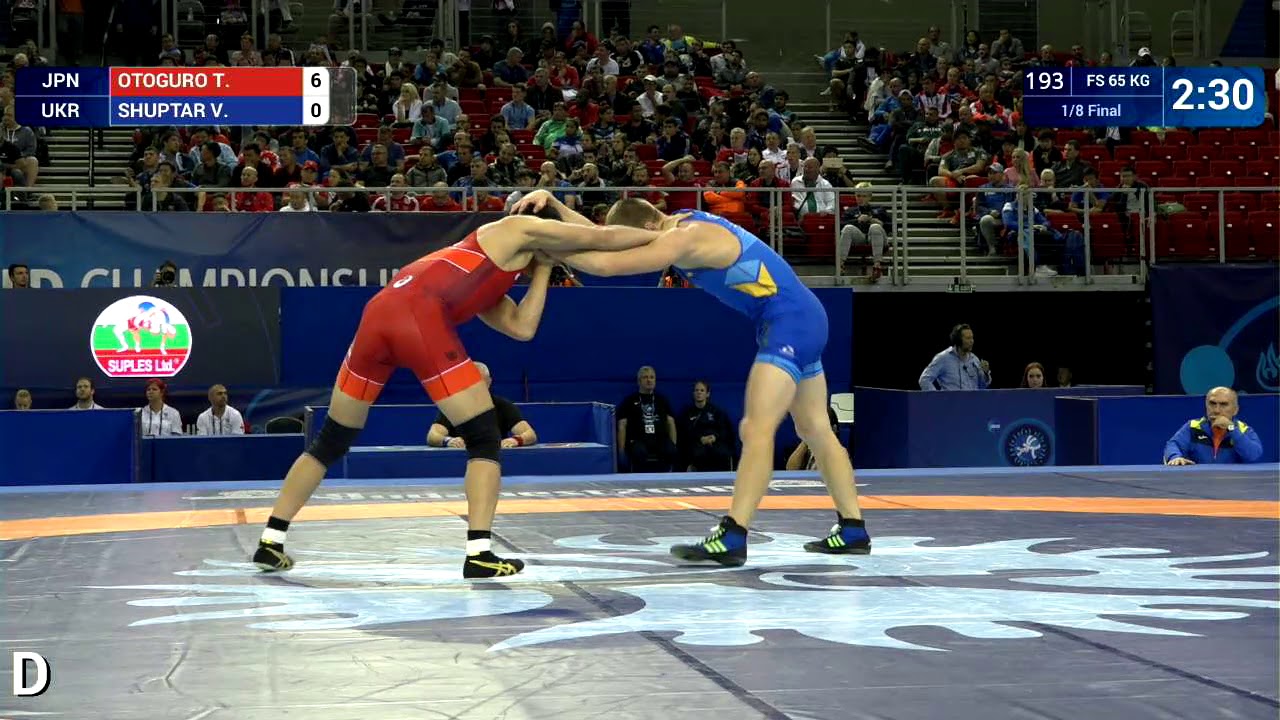 1/8 FS - 65 kg: T. OTOGURO (JPN) v. V. SHUPTAR (UKR)