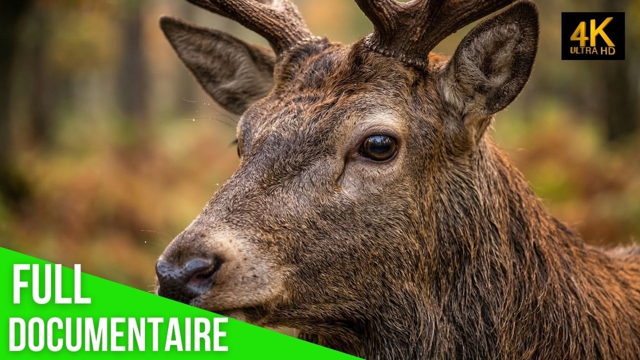 Histoire de Survie du Cerf dans la Forêt d’Hiver et Lutte pour la Vie