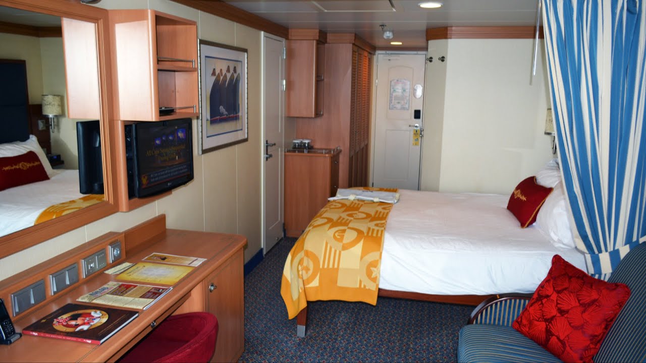 Disney Cruise Line Stateroom 9566 Room Tour on the Disney Dream - Includes Verandah View