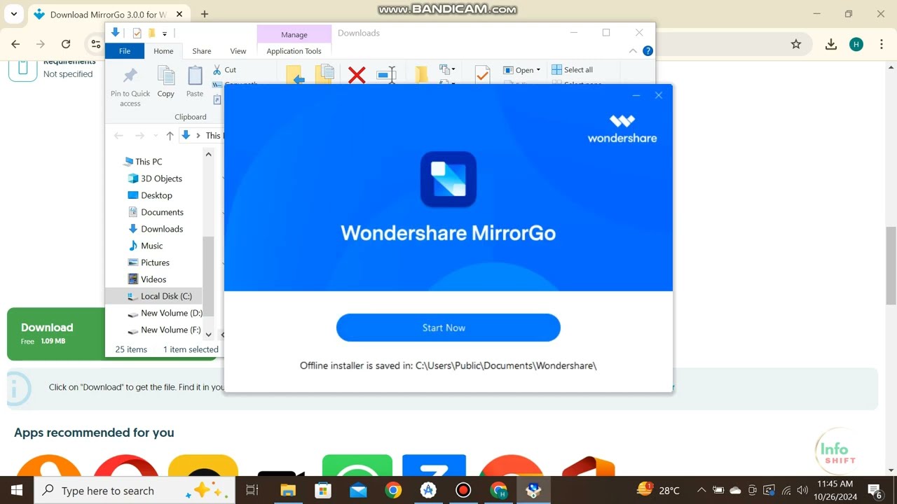 How to download mirrorgo software for pc