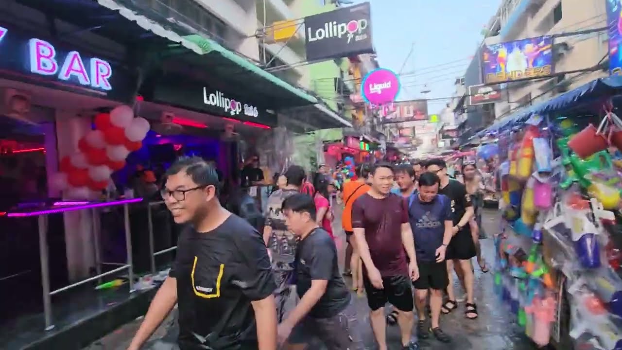 2024 in pattaya soi 6  #thailand   #songkran #party #pattaya #بتایا #паттайя