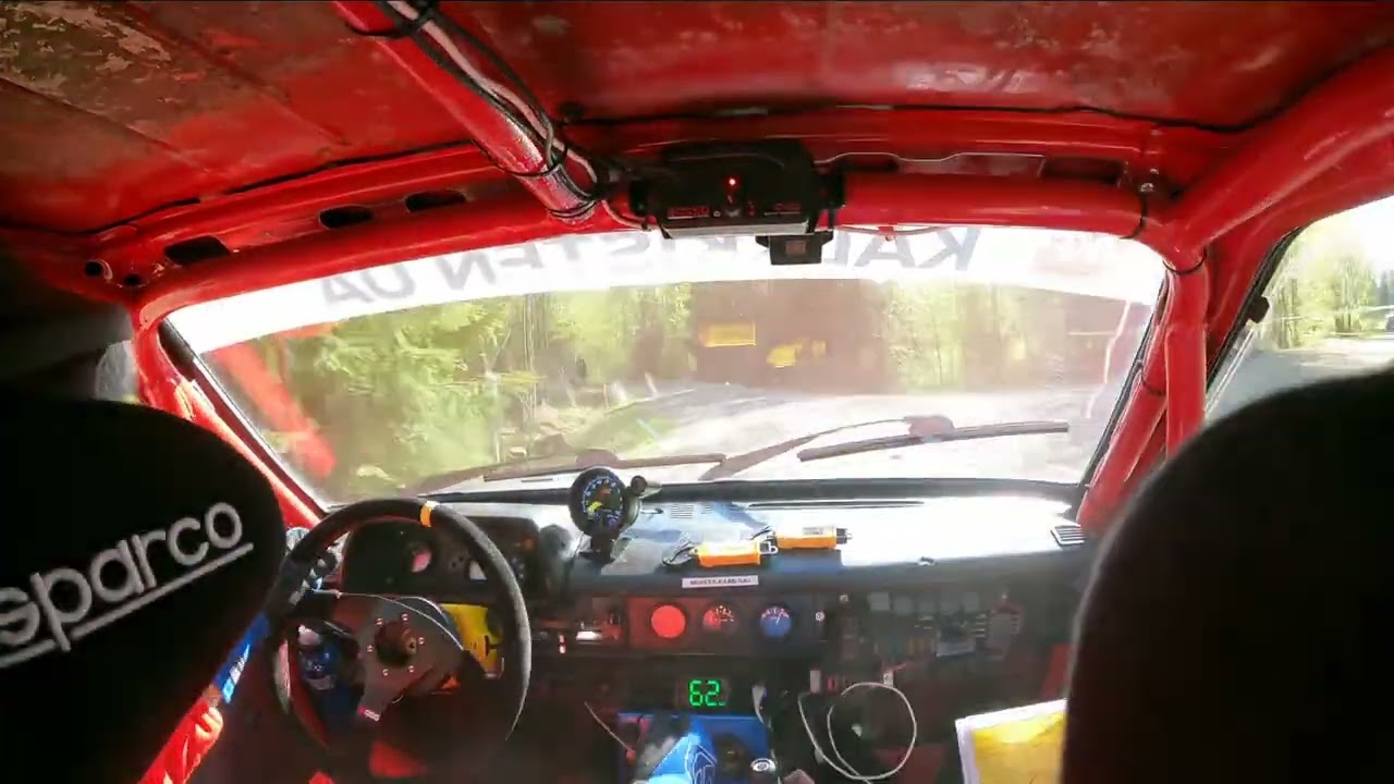 Ikaalinen Spa ralli 18.5.2024 ek 1, nro 217 keskeytys.