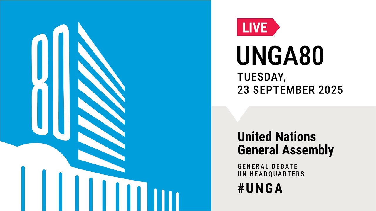 #UNGA 80 General Debate Live - 23 September 2025 (Day 1): Brazil, USA, Korea, France, & More