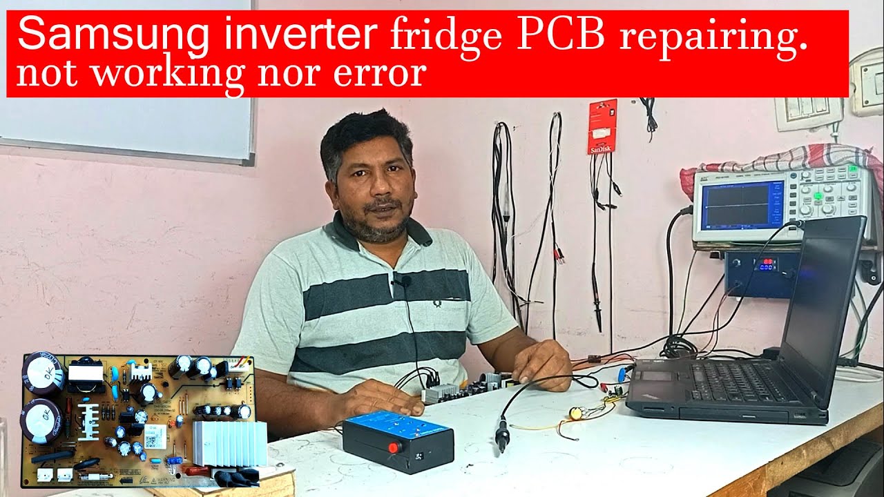 samsung inverter fridge PCB compressor not
