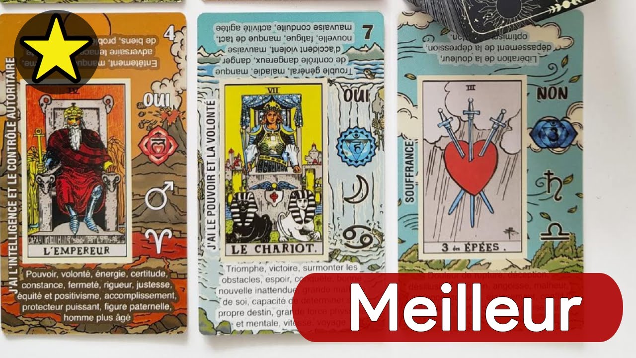 🏆 TOP 3 MEILLEUR CARTES DE TAROT POUR DEBUTANT 2025 🔮
