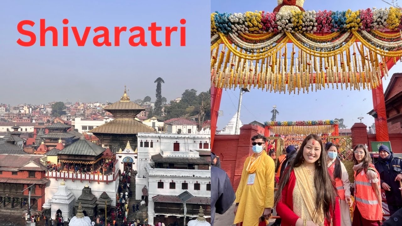 Shivaratri ko din PASHUPATI MA vhid 😱late post happy sivaratri everyone 🫶#pashupatinath #sivaratri 