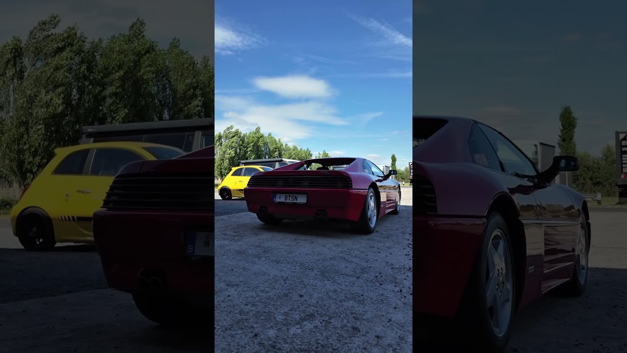 From Oldtimerfarm to proud new owner – the Ferrari 348 TS is on the road! 🏁🚗💨🔥 