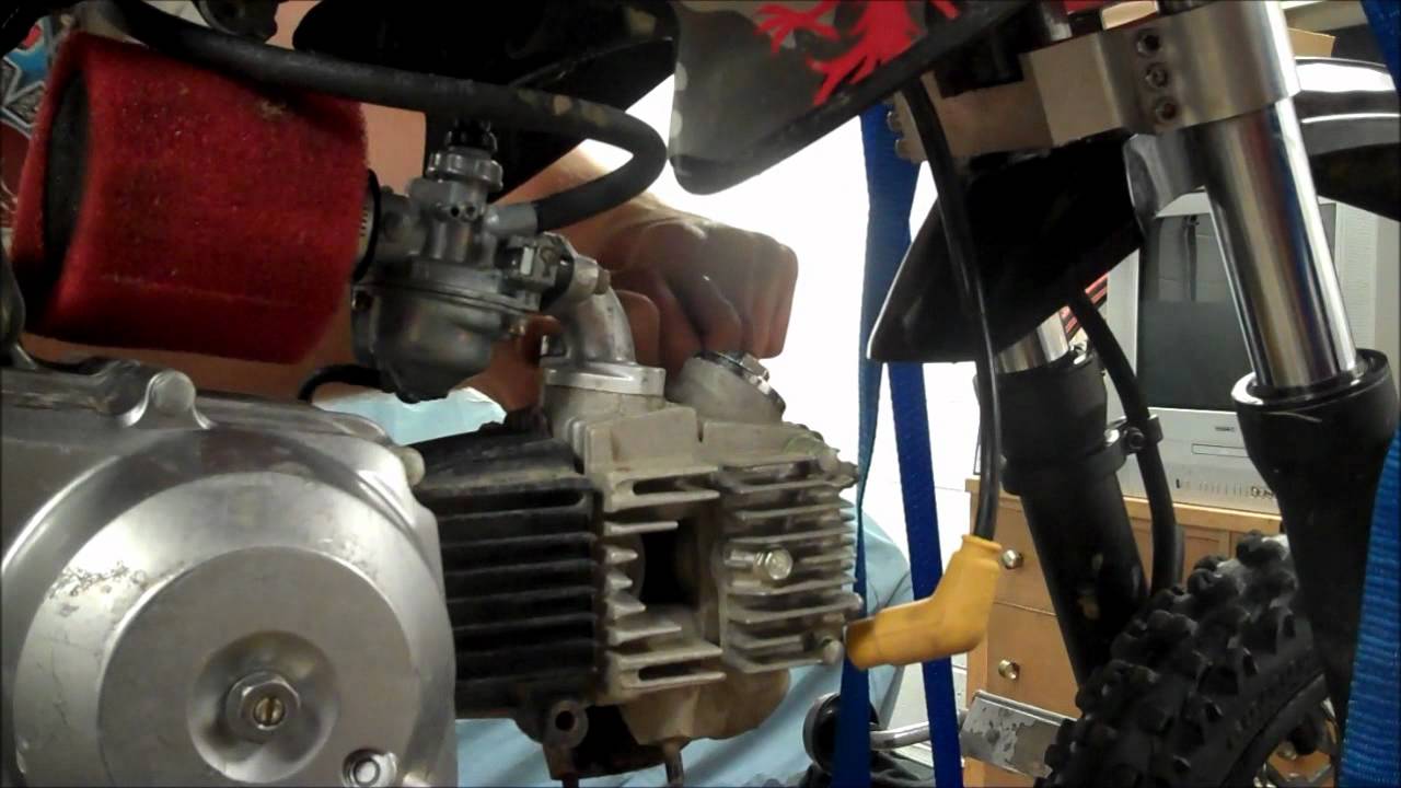 Установка комплекта для увеличения объема двигателя до 88 куб. см на Honda CRF 50 - Часть 1 из 4