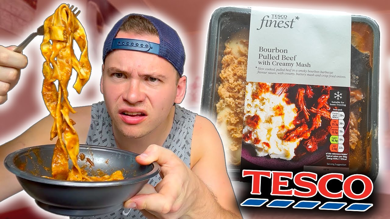 I Try TESCO'S FINEST Ready Meals For The First Time!! 😍 or 🤮 (expensive)